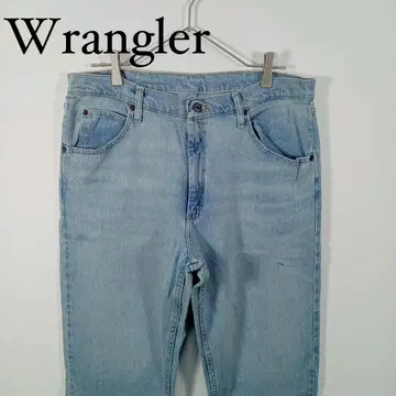 Wrangler 랭글러 라이트 블루 스트레이트 데님 34x34