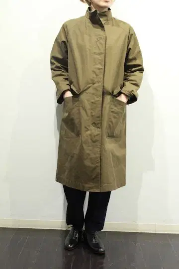 MHL 워시드 왁스드 코튼 코트