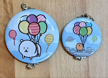 농담곰 두더지 고로케 캔뱃지 세트