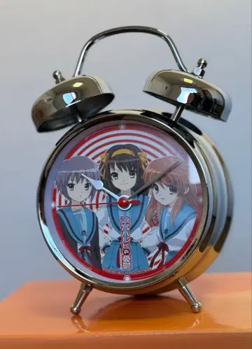 스즈미야 하루히의 우울 알람 시계 미사용품 (작동 확인 완료)
