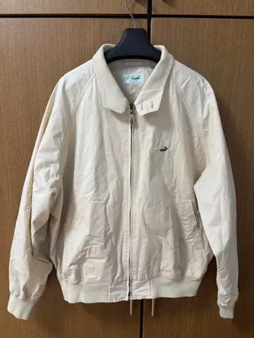 LACSTE 베이지 나일론 집업 자켓