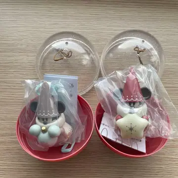 릴루리루 크리스마스 캡슐 토이 2종 세트 디즈니 리조트