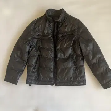 블랙 가죽 자켓 L 사이즈