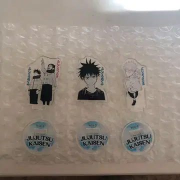 주술회전 아크릴 스탠드 클리어 스티커 에모셔널 아크릴 디오라마