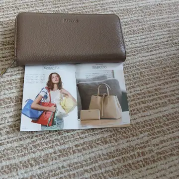 BARCOS 브라운 장지갑