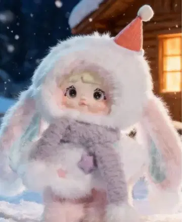 Nommi Snow Bunny 봉제 인형