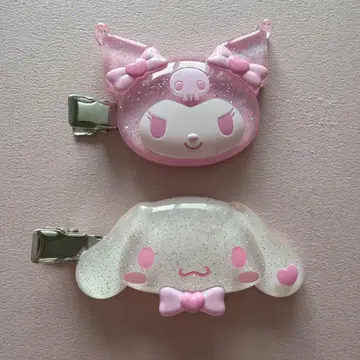 산리오 사쿠라 시리즈 앞머리 클립 시나몬 롤 쿠로미