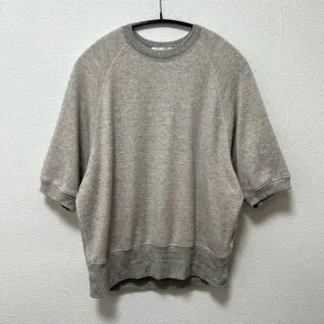 카구레 코튼 리오셀 반팔 맨투맨 라이트 그레이