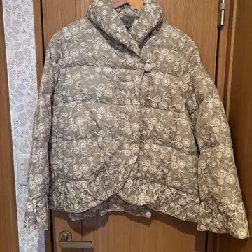 아즈노우아즈 더블 레이어 레이스 다운 자켓