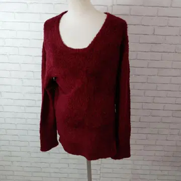 12.18 Y228 하레 니트 M 긴팔 몰드 V넥