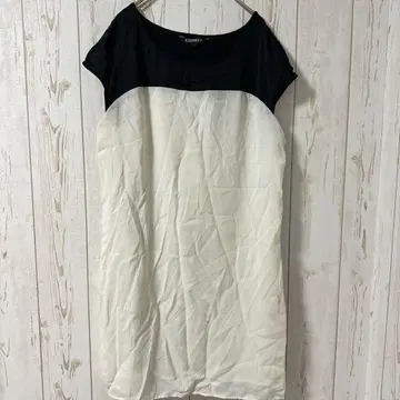 EXPRESS 반팔 미니 원피스 블랙/화이트 파랑 당일 발송