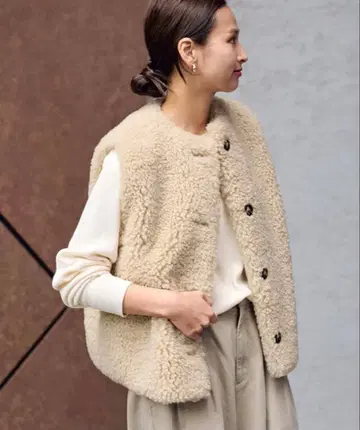 FRAMeWORK 인조 모피 베스트