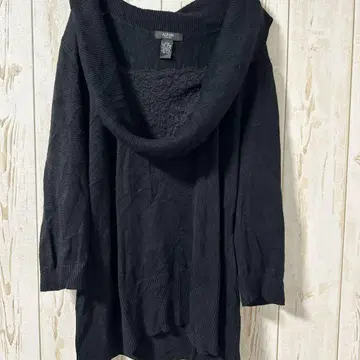 ALFANI 블랙 오프숄더 니트 당일 발송