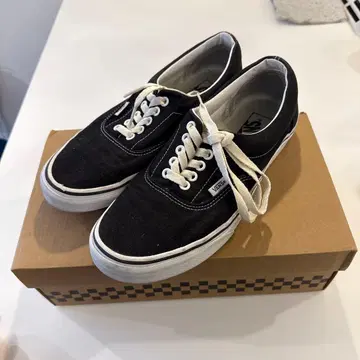 Vans 블랙 스니커즈 캔버스