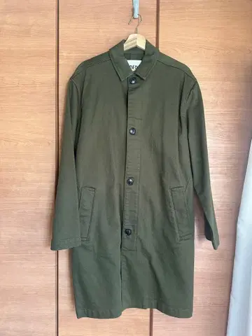 ZARA 스텐카라 코트 L 사이즈 올리브 그린