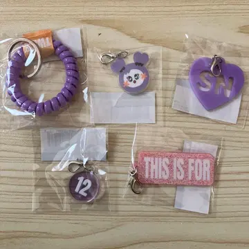 TWICE 공식 굿즈 키링 5세트