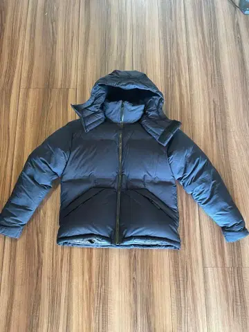 새상품급 VAINL ARCHIVE MARMOT 다운 자켓 네이비