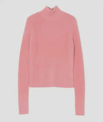 러그나문 핑크 터틀넥 스웨터 긴팔
