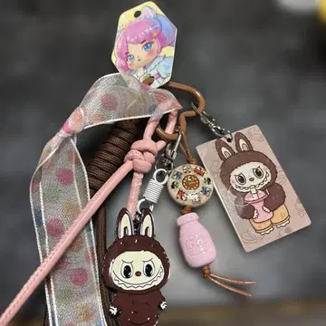 Huhu Pink 토끼 아크릴 키링