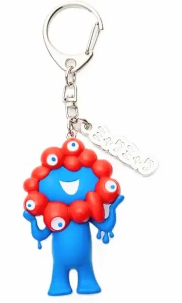 EXPO2025 만박 미야쿠미야쿠 입체 PVC 키링 플레이트 포함