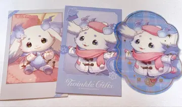 니지산지 룬룬 윈터 데이트 폴라로이드풍 카드 특전 클리어 스티커