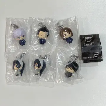 가챠가챠 주술회전 회옥옥절 메지루시 액세서리 6종 세트 2