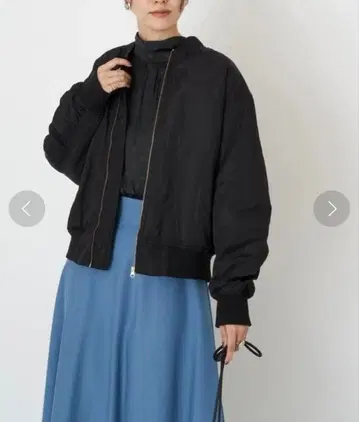 a.v.v 택 포함 새상품 세탁 가능 MA-1풍 블루종 XS