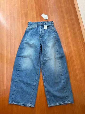 HYKE 25SS 배럴 레그 청바지 데님 1 하이크 DENIM