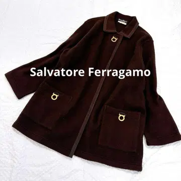Salvatore Ferragamo 페라가모 플리스 코트 자켓