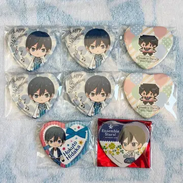 8개 세트 앙스타 호쿠토 하트 캔뱃지 발레각, AGF 외