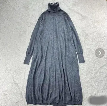 THE SHINZONE 더신존 터틀 니트 롱 원피스