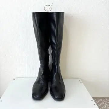 ZARA 블랙 롱 부츠 사이즈 '36'