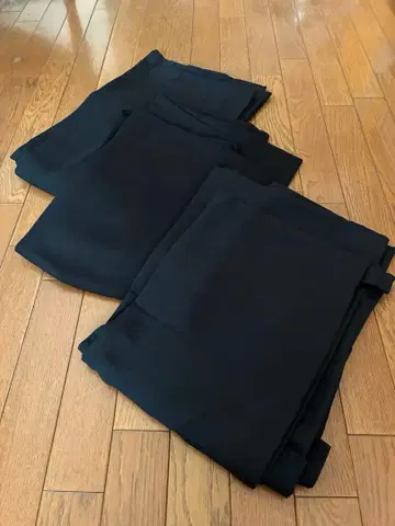 순수 실크 블랙 상복 3벌