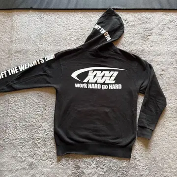 BEASTY BOYZ 블랙 집업 후드티 사이즈 L