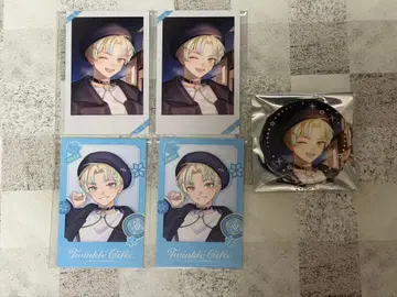 니지산지 윈터 데이트 2025 폴라로이드풍 카드 캔뱃지 히바 마나