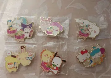 치이카와 산리오 슈퍼마켓 핀즈 컬렉션 컴프 6종