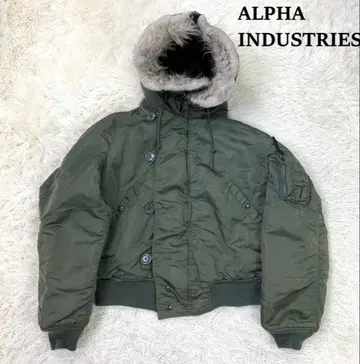 80s 구택 USA제 알파인더스트리 N-2B 카키 B107