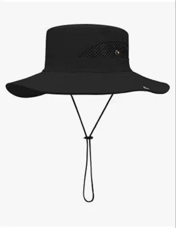 사파리 햇 남성용 블랙