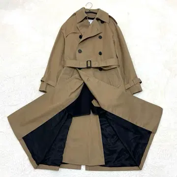 [ 컨디션 최상 ] 하이크 빅 핏 오버 사이즈 트렌치코트 베이지 S