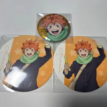 하이큐 히나타 쇼요 코스모 월드 캔뱃지 코스터