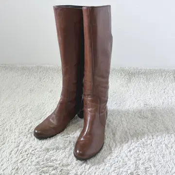 [ 새상품급 ] 가보 Gabor 롱 부츠 [ M ] 가죽 사이드 지그