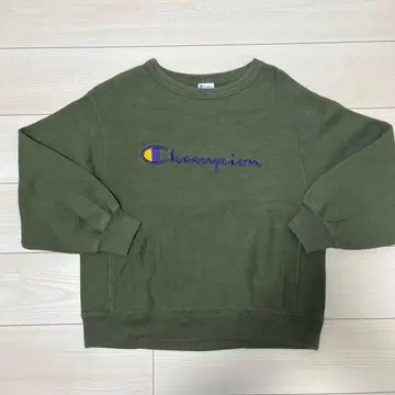 Champion 리버스 위브 트레이닝복 L 사이즈 올리브