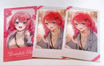 니지산지 쿠라모치 메루토 윈터 데이트 폴라로이드풍 카드