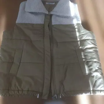 MB 베이지 퀼팅 다운 베스트