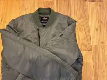 MA-1 플라이트 자켓 M 올리브 그린