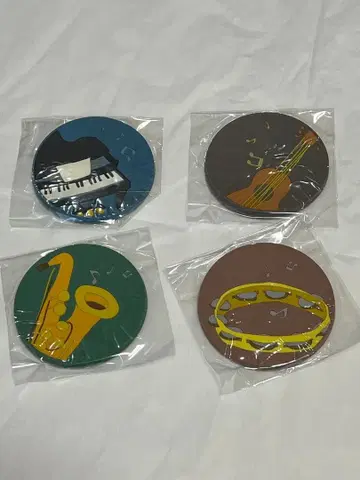 FAR EAST CAFE 코스터 4장 세트 미사용 새상품