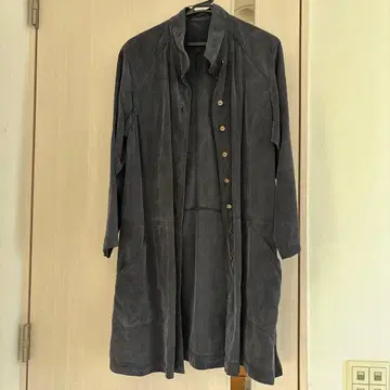 그레이 텐셀 롱 코트