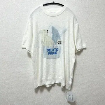 gelato pique [ COOL ] 시로쿠마 아이스 자카드 풀오버