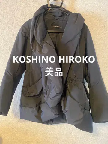 HIROKO KOSHINO 블랙 다운 자켓 38