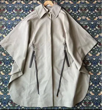 MOGA BIGI 코트 판초 망토 케이프 베이지